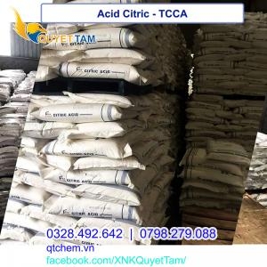Acid Citric Monohydrate, TTCA, 25kg/bao